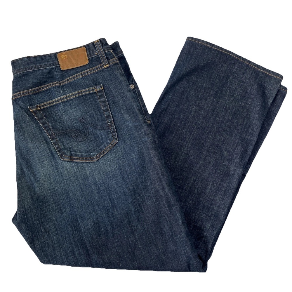 AG Adriano Goldschmied Jeans Mens 40 X 32 The Protege Straight Leg Medium Wash - Picture 1 of 16